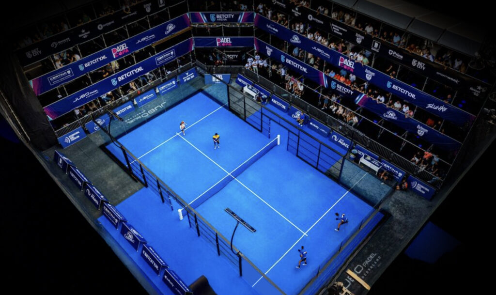 Indoor padel arena ready for the Finals